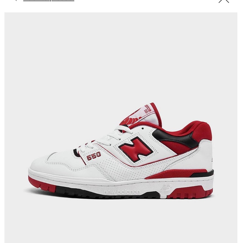 NEW BALANCE 550 RED